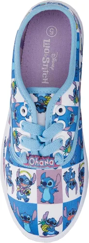 Vista 5 de Disney Zapatos para mujer Lilo and Stitch - Tenis clásicos de lona con cordones Lilo and Stitch para mujer, tenis de lona con cordones Lilo and