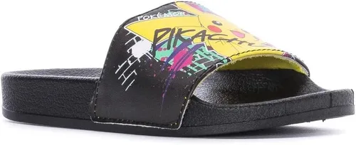 Vista 3 de Ground Up International Sandalias Pokemon Pikachu Grafiti para niños