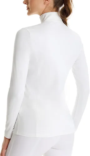 Vista 5 de TrustBreech Hecho en Estados Unidos camisa de rendimiento de secado rápido para mujer, chaqueta de manga larga para equitación