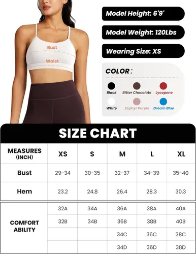Vista 6 de AVGO Sujetador deportivo con espalda en Y para mujer