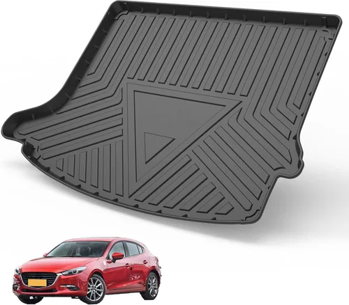 Vista 13 de Elsetyler Ajuste personalizado para revestimiento de carga 2010-2016 Cadillac SRX – Negro TPE para todo tipo de clima, resistente, impermeable
