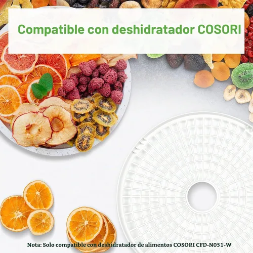 Vista 2 de Cosori Accesorios para deshidratadores de alimentos, bandejas de plástico