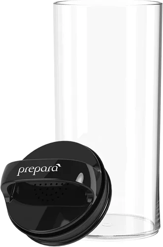 Vista 4 de Prepara Evak Fresh Saver - Recipiente de plástico hermético, pequeño/alto Negro