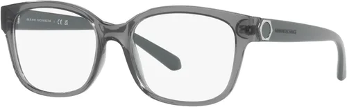 Vista 2 de AX ARMANI EXCHANGE Marcos rectangulares para gafas Ax3098 para mujer, Lente verde y transparente brillante