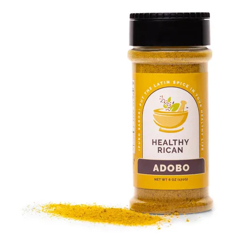 Vista 7 de Healthy Rican Adobo Sazón Sofrito Condimento y Hierbas Mixto en Polvo Sin OMG Sin Conservantes Sin MSG Sin Colorantes Artificiales Sin Gluten Apto