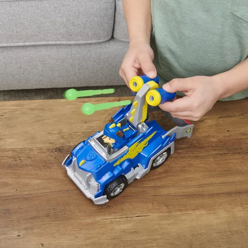 Vista 2 de Spin Master 6063584 Paw Patrol Rescue Knights Chase - Coche de juguete transformable con figura de acción coleccionable