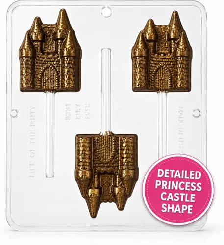 Vista 4 de Molde de chocolate Princess Castle Lollipop 3378
