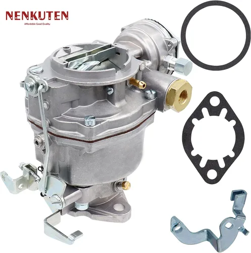 Vista 9 de NENKUTEN Carburador de 1 barril para motores Rochester 235 1957-1961 Chevrolet GMC Chevy Truck 3.8L 3852CC 235Cu 6 motores Cly Choke automático