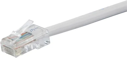 Vista 4 de Buhbo Cable de red Ethernet Cat5E UTP de 0.5 pies (6 pulgadas) sin arranque (paquete de 10), color blanco