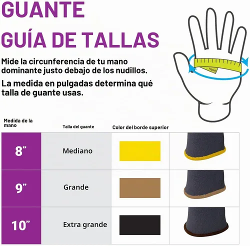 Vista 6 de Armor Guys 04-001 Guantes de trabajo ExtraFlex, abrasión ANSI 3, grandes 12 pares (L)