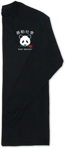 Vista 7 de Riot Society - Playera estampada de manga larga con bordado a la moda para hombre
