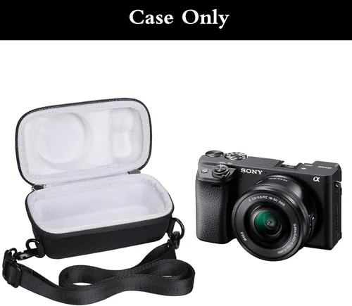 Vista 5 de Aproca Funda protectora rígida portátil, para cámara digital Sony Alpha a6000 / a6100 / a6400 / a6600 sin espejo
