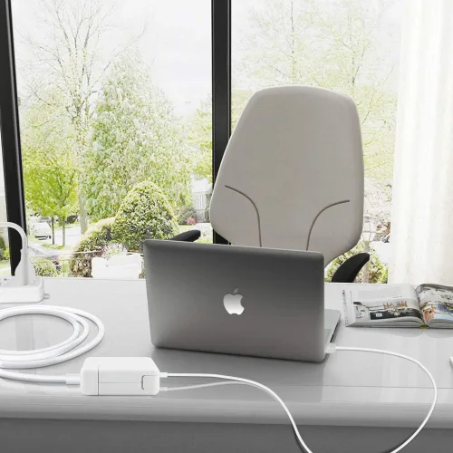 Vista 3 de Gran adaptador de corriente Cable de extensión de cable de pared, cable WEGWANG compatible para Apple Mac iBook MacBook Pro MacBook 45 W, 60 W, 85 W