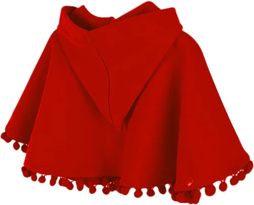 Vista 3 de Capa con capucha para bebé, Halloween, Navidad, capa de Caperucita Roja, Capa de invierno con capucha, Capas Poncho 1-4T
