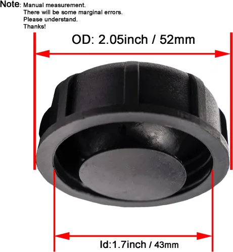 Vista 7 de JMCHstore Tapa del depósito de combustible de ventilación para Coleman RB100 Monster Moto 80cc MM-B80, tapa de gas atornillada para Motovox MBX10