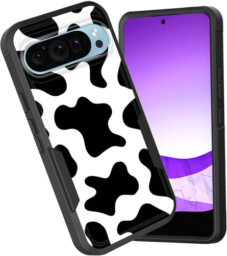 Vista 35 de Funda para Pixel 6A, funda híbrida de doble capa resistente a prueba de golpes de policarbonato duro de silicona suave TPU para Google Pixel 6A
