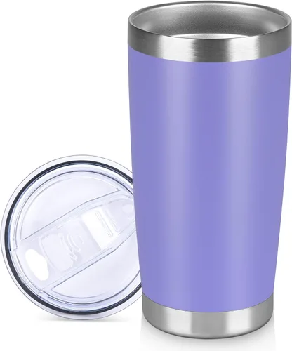 Vista 21 de Vaso Térmico de 20 oz de Acero Inoxidable Vasos Térmicos a Granel con Tapa Aislamiento de Doble Pared Tazas de Café Térmicas para Bebidas Calientes