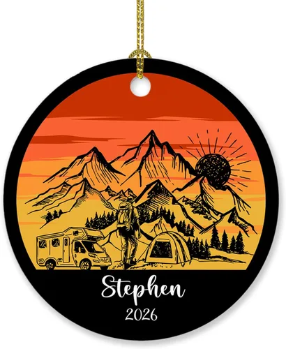Vista 35 de Adorno personalizado de tiro con arco de Navidad 2025, adorno de Navidad con arco y flecha, regalo con nombre de arquero, año, adorno de jugador