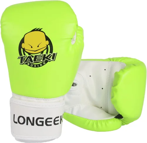 Vista 16 de Guantes de boxeo para niños de 4/6 onzas, guantes de entrenamiento, guantes de bolsa, guantes de lucha para niños de 3 a 15 años
