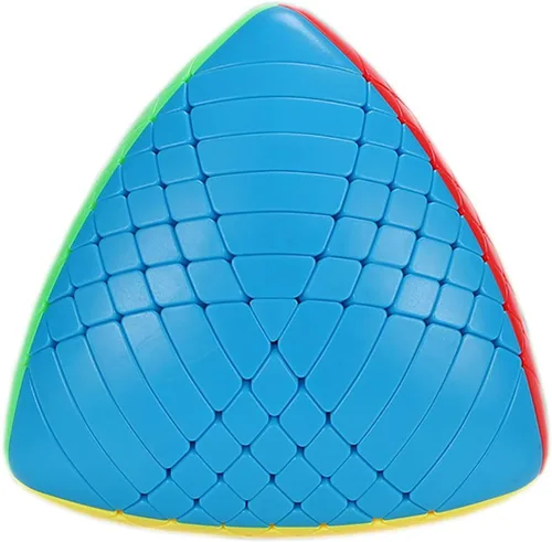 Vista 9 de Willking Pyramorphix - Cubo mágico sin pegatinas Mastermorphix de 2 x 2 rompecabezas de cubo de velocidad sin pegatinas
