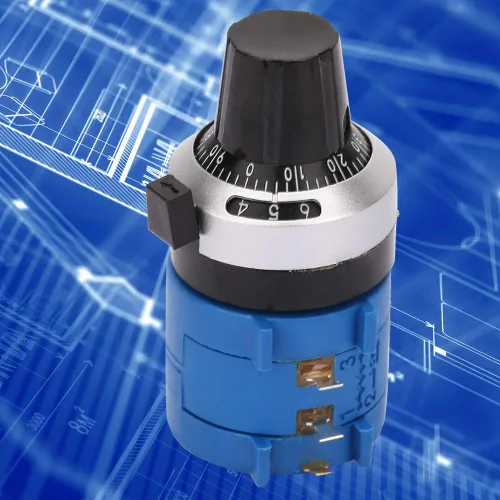 Vista 9 de 3590S-2-101L X Tipo Potenciómetro 100Ohm Película de carbono de 100 ohmios para instrumentación