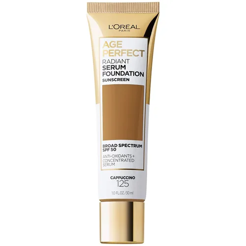 Vista 26 de L'Oreal Paris Age Perfect - Base de suero radiante con SPF 50, almendra, 1 onza