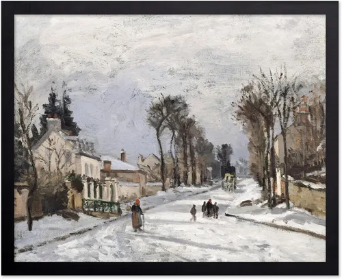 Vista 92 de Poster Master Póster vintage The Beginning Of Spring – Impresión retro de invierno – Arte de nieve – Arte de paisaje – Regalo para hombres y mujeres