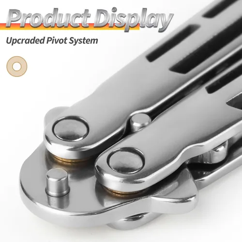 Vista 4 de Herramienta Plegable de Acero Inoxidable con Acabado Plateado – Duradera y Fácil de Usar para Manipulación Diaria