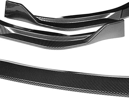 Vista 9 de EPARTS - Juego de 3 piezas de alerón para parachoques delantero, divisor de barbilla, kit de protección compatible con modelos Lexus ES350 / ES300h