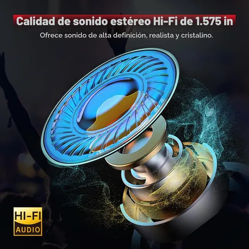 Vista 7 de XGP X1 - Auriculares Bluetooth para casco de motocicleta V5.3 con asistente de voz, altavoces de casco de 1.575 in con IP67 impermeable, auriculares