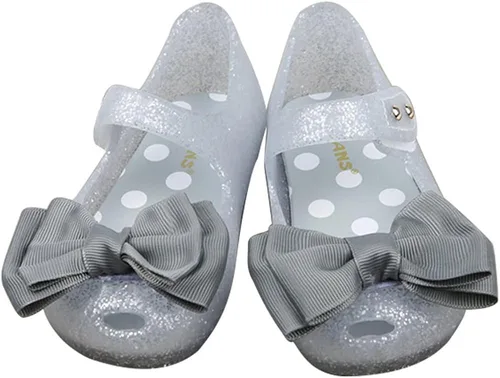 Vista 4 de Mvlsoct Zapatos planos de princesa Mary Jane con lazo de tela para niñas