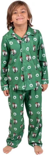 Vista 25 de Ultra Game Conjunto de pijama juvenil oficial de la NBA de 2 piezas súper suaves con botones