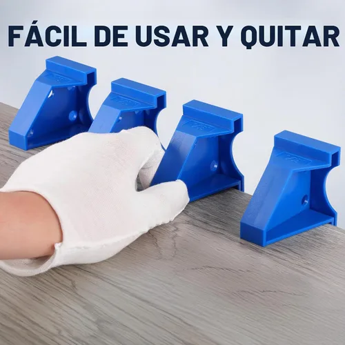 Vista 5 de WORKPRO Paquete de 24 espaciadores de piso, herramienta de instalación de pisos laminados 2 en 1