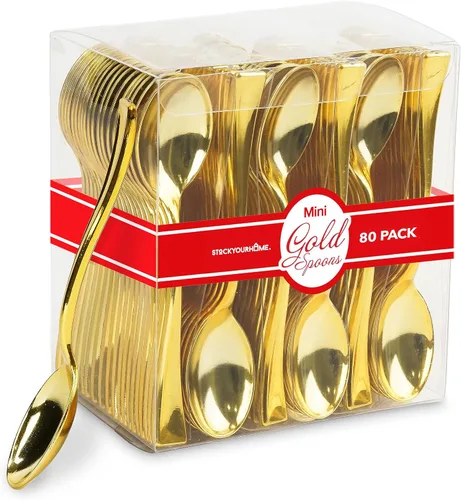 Vista 12 de Mini tenedores transparentes de 4 pulgadas (100 unidades) desechables de plástico para aperitivos para hora de cóctel, tenedores de postre