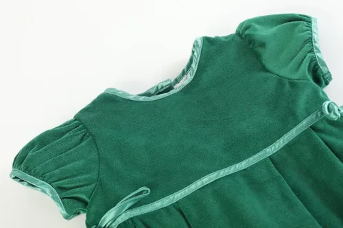 Vista 3 de Lil cactus Vestido de manga corta de Navidad para bebés y niñas