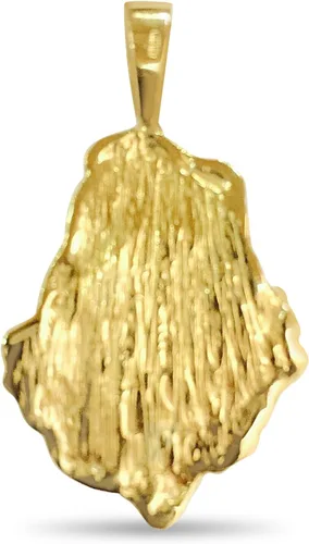 Vista 2 de TEX Colgante de pepita de oro amarillo de 14 k, 1.732x1.063 in