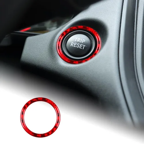 Vista 22 de AIRSPEED Para Subaru WRX/WRX STI 2022 2023 Consola central de coche, salida de aire, cubierta de marco de salida de aire, calcomanía de fibra