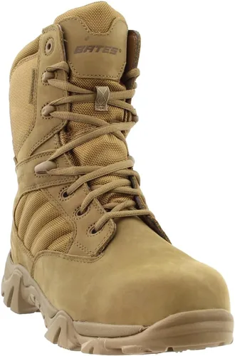 Vista 2 de Bates Botas militares y tácticas con cremallera lateral Gx-8 para hombre, talla única