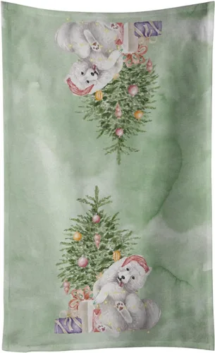 Vista 53 de Caroline's Treasures Toalla de cocina Christmas English Bulldog #2, 15 X 28, multicolor