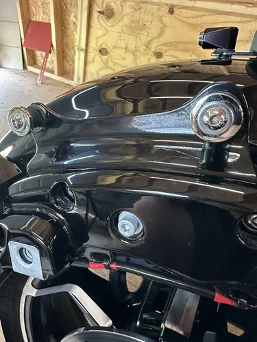 Vista 5 de WeiSen Kits de accesorios de acoplamiento de 4 puntos compatibles con Harley Touring Road King Road Glide Street Glide Electra Glide 2014-2025 Negro