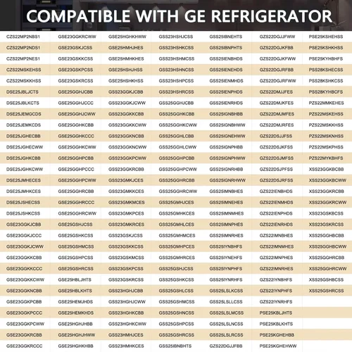 Vista 7 de WISINY WR55X26671 Bombilla LED para refrigeradores GE Foco LED para refrigerador LED y reemplazo de luz LED para refrigerador GE Reemplaza