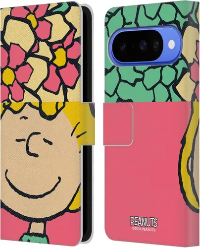 Vista 66 de Head Case Designs Officially Licensed Peanuts Charlie & Woodstock Nap Halfs and Laughs Leather Wallet Case Compatible with Google Pixel 8