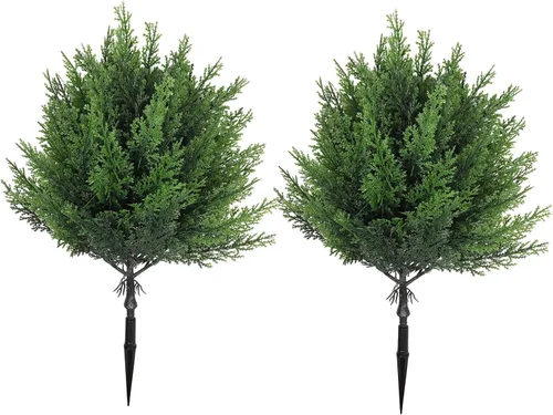 Vista 9 de RECUTMS Guirnalda artificial de otoño, plantas de vegetación sintética 1 pieza seda marrón
