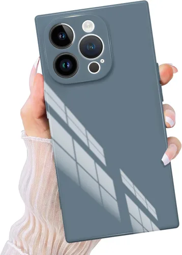 Vista 9 de Funda rectangular compatible con iPhone 15 para mujeres y hombres, TPU suave a prueba de golpes, protección completa de la lente, funciona