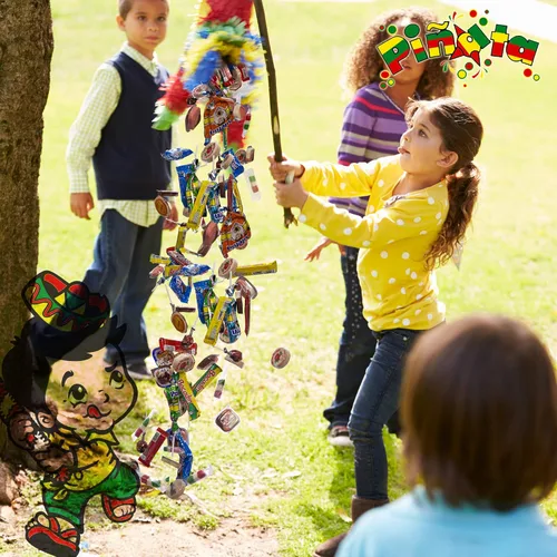Vista 7 de Caja de dulces mexicanos de piñata (Lucas Mix (22.5 onzas) (18 piezas)