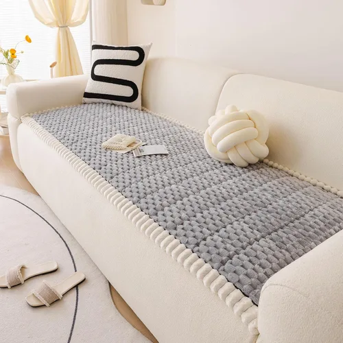 Vista 8 de DREAMINGO Fundas de sofá para mascotas, fundas antideslizantes y mullidas para sofá de perro, lavables geométricas jacquard, protector de cojín 1#