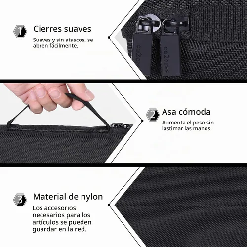 Vista 5 de co2CREA - Carcasa rígida para altavoz BolaButty X-GO C27C, color negro