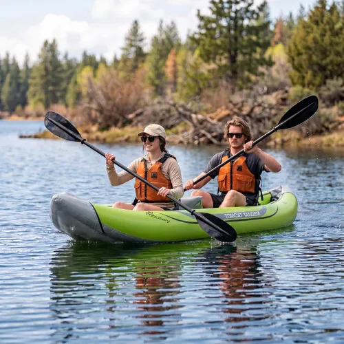 Vista 2 de AIRE Tributary Tomcat Tandem Inflatable Kayak