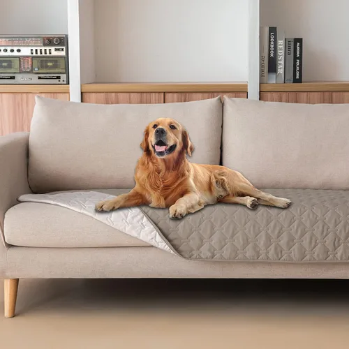 Vista 98 de gogobunny Manta para mascotas 3 veces más resistente, impermeable y a prueba de arañazos; protector de muebles reversible para perros y gatos, funda