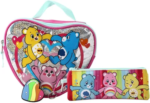 Vista 6 de Care Bears Rainbow - Juego de mochila (5 piezas), Multi colorido, Mochila
